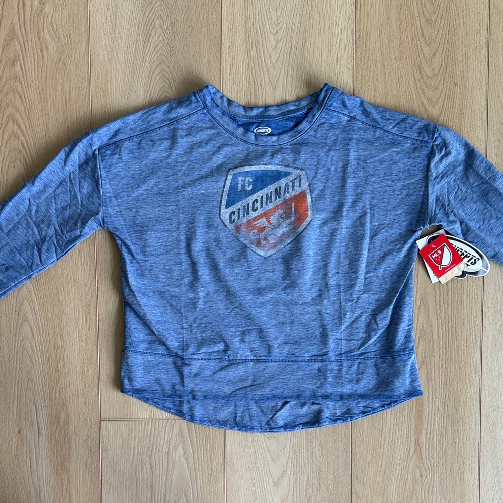 FC Cincinnati Women’s Blue Crewneck Sweatshirt